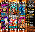 Funny Animals Breaking News I Don't Care 20oz Tumbler Wrap PNG