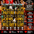 Not My Pasture Not My Cows Not My Bullshit product tumbler mockup