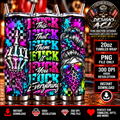 Colorful Skull F This F That F Everything product tumbler mockup