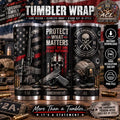 2nd Amendment Tumbler Wrap PNG | Patriotic Tactical Skull Design | 20oz Skinny Tumbler Sublimation | Instant Digital Download